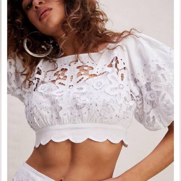 Free People Tops - Free People Bali Sunshine On My Side Top Only size 10